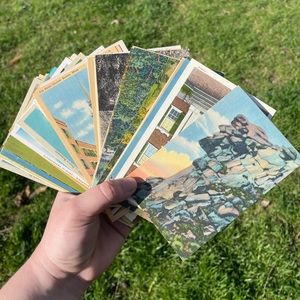 Lot of 3 Vintage “Linen” Post Cards